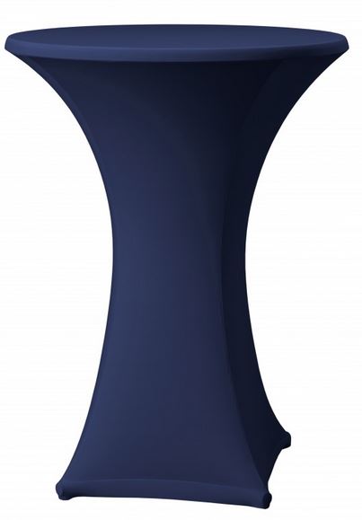 Stretchcover receptietafel Navy blauw