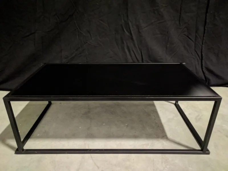 Salontafel Cube XL zwart/zwart (60x120x40cm (h))