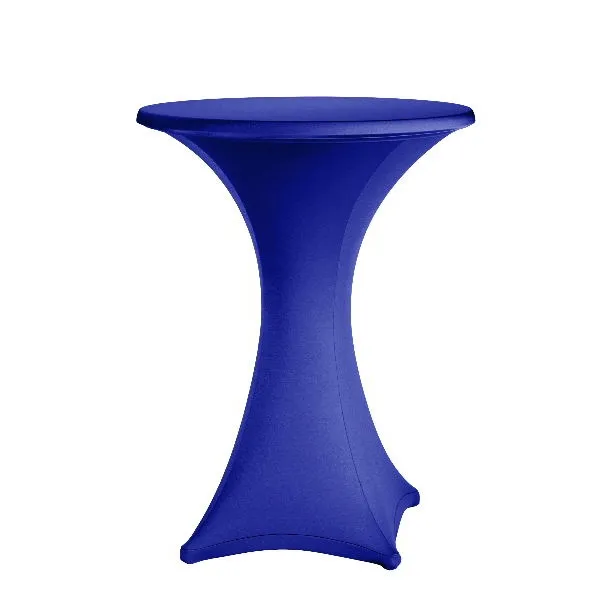 Stretchcover receptietafel Blauw