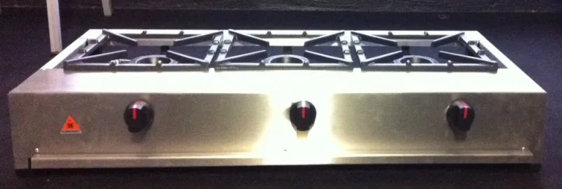 Gas brander (3 bekkens)