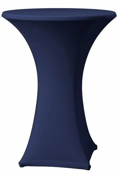 Stretchcover receptietafel Navy blauw