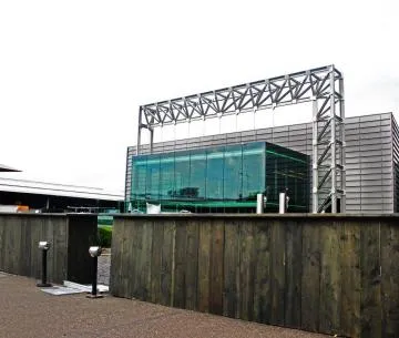 Barelement steigerhout (zwart) (min. 4m) - prijs per meter