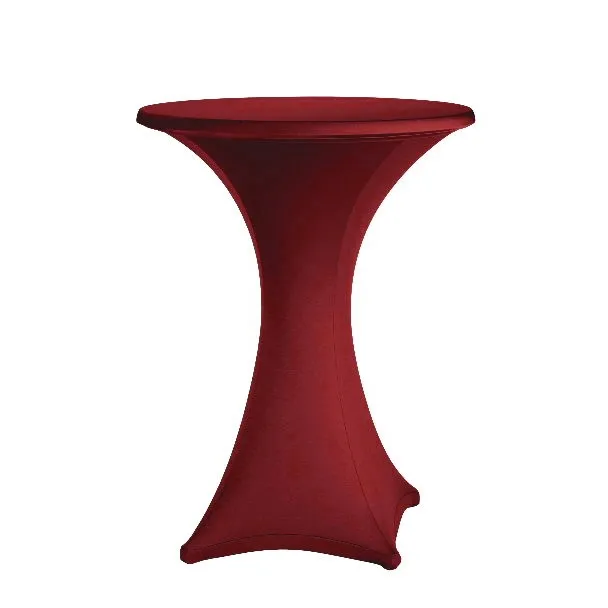 Stretchcover receptietafel Rood