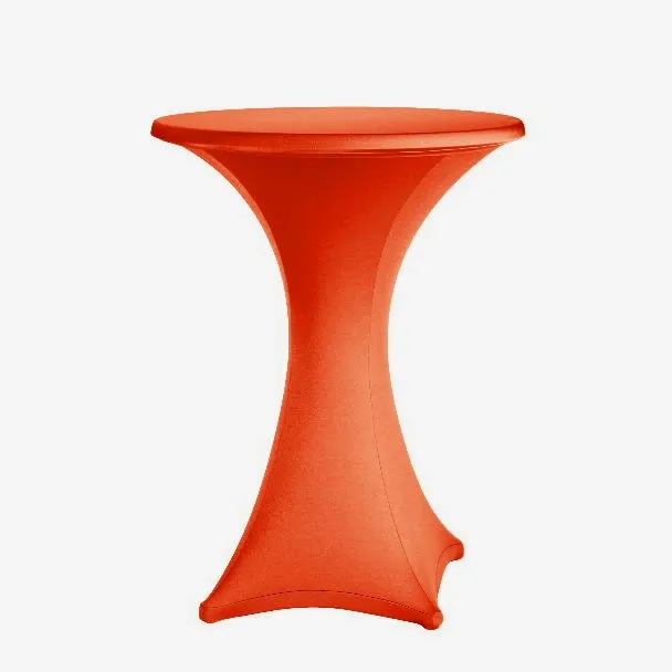 Receptietafel+ stretchhoes oranje