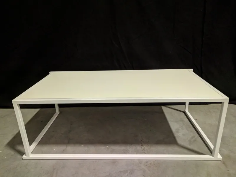 Salontafel Cube XL wit/wit (60x120x40cm (h))