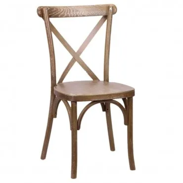 Cross back chair