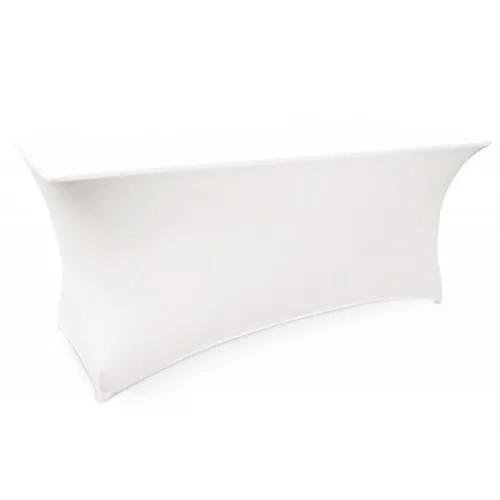 Stretchhoes bankettafel 180x76 Wit