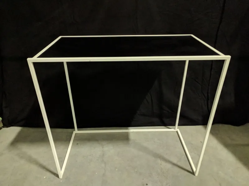 Statafel Cube XL wit/zwart (60x120x110cm (h))