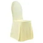 Banketstoel + hoes écru