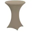 Stretchcover receptietafel Taupe