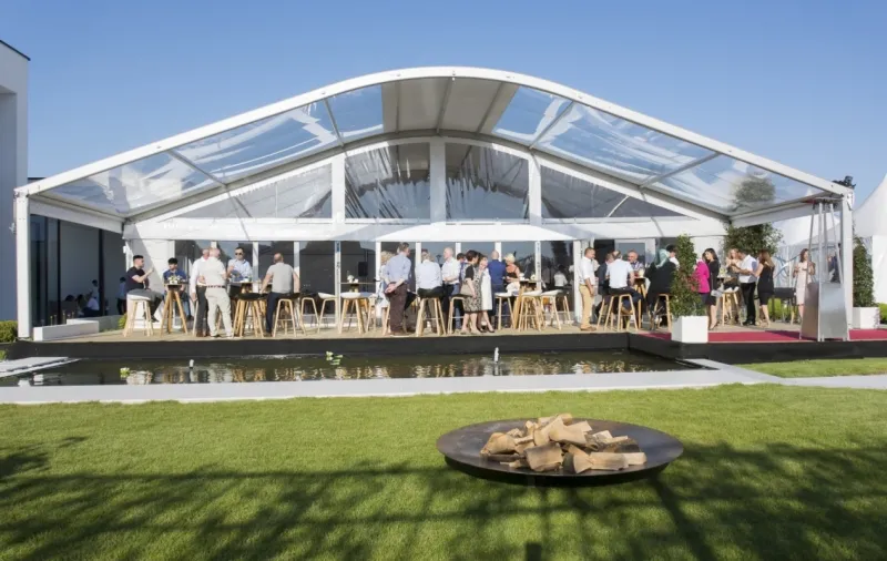 Luxe boogtent 15x15m