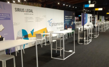 Hubeau  verzorgt pricemonitor beursaankleding