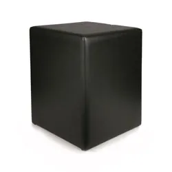 Zitpoef zwart 40x40x46